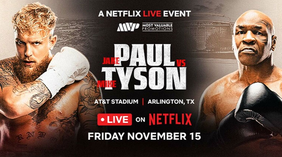 Mike Tyson vs Jack Paul